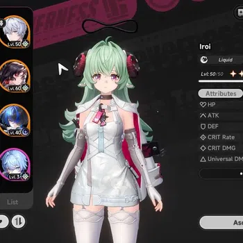 Neverness to Everness Accounts GLOBAL SEA|HL 43|TL 20|8 S-Class 4 Limited [Iroi,Lacrimossa,Nanally+Outfit]+Sign,Hotori|4