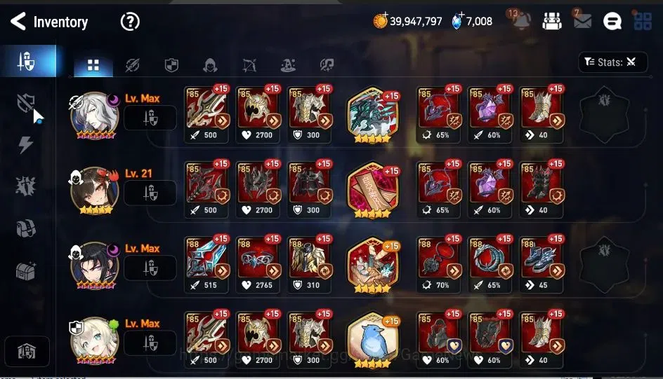 Epic Seven Accounts GLOBAL Unverif|NewEra|9 ML(NM LUna,RoLight,Straze, image 20