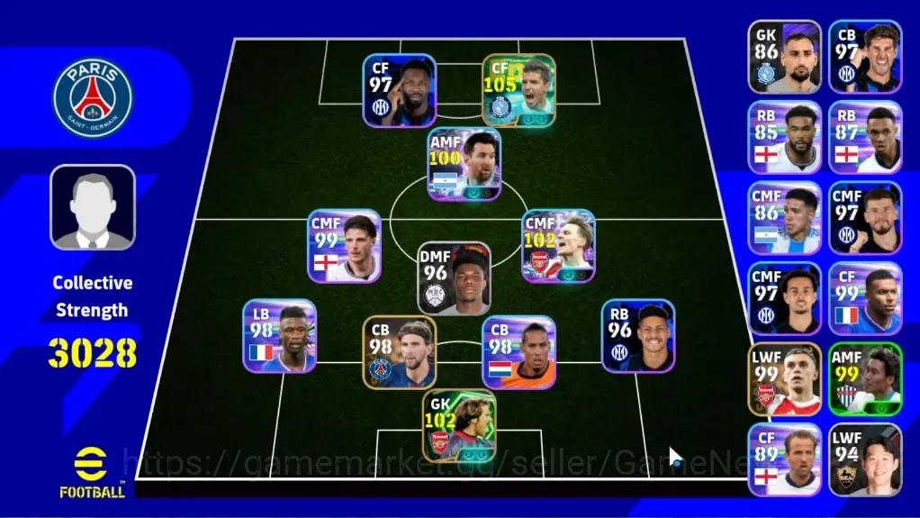 eFootball Accounts Legends & Iconic Players Android|Power 3028|Epic Sergio Aguero,David Seaman|Show Time Martin 1