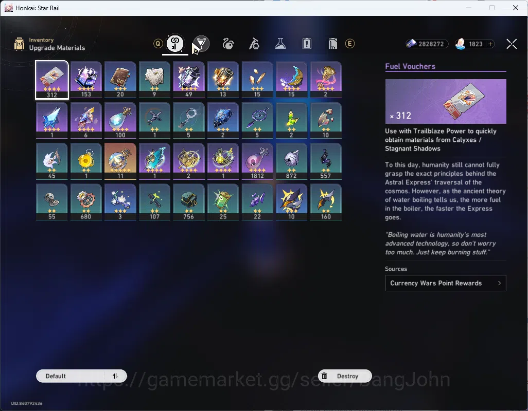 Honkai Star Rail Accounts ASIA | TL 46 | Starter | Saber + Sign | Tribie | D image 2