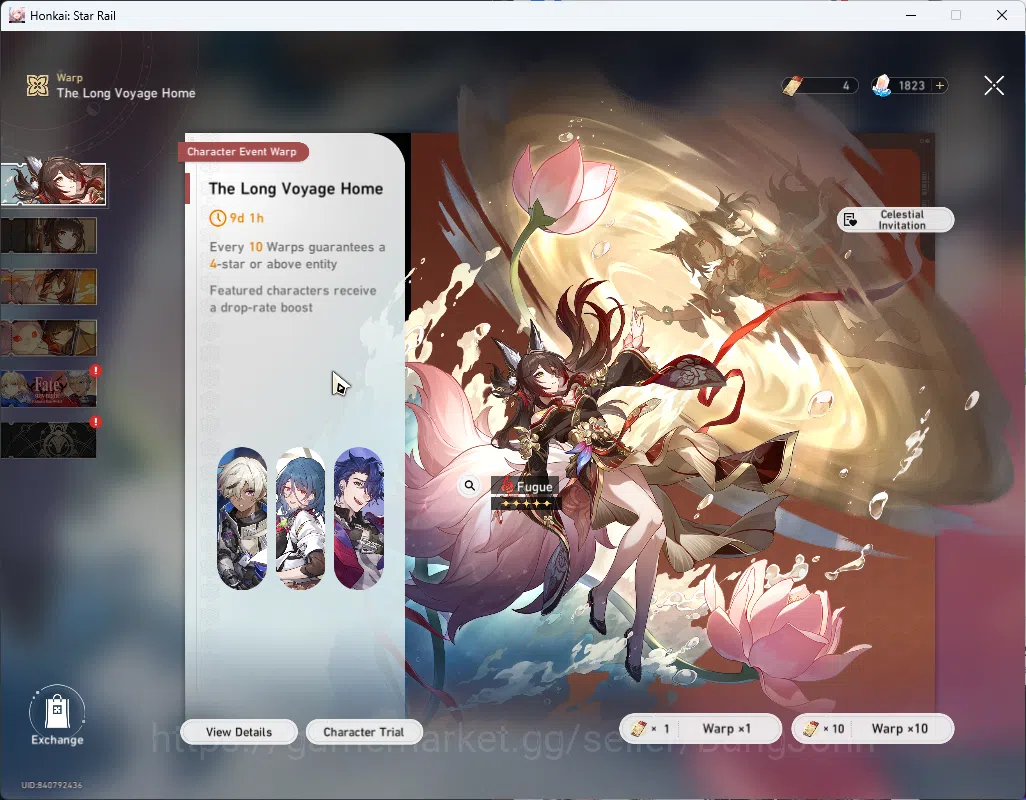 Honkai Star Rail Accounts ASIA | TL 46 | Starter | Saber + Sign | Tribie | D image 5