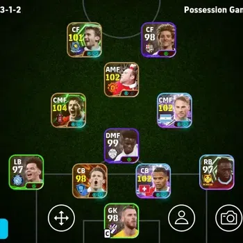 eFootball Accounts Legends & Iconic Players Mobile|PW 3122|Scott McTominay BigT,Steven Gerrard Epic,Didier Drogba Epic,Eden