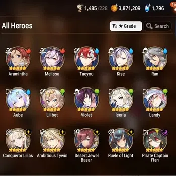 Epic Seven Accounts Starter Global|Unverif|Starter New ERA 5ML (C.Lilias, A.Tywin, DJ Basar, PC Flan, Ruele oL