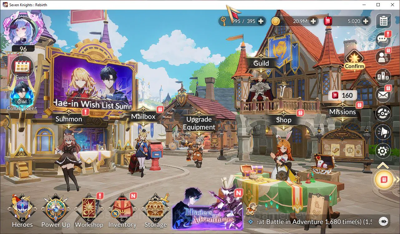 Seven Knights Re:Birth Accounts Global Sea|4 Ex-7k [Juri,MeliaTC1,Fai,Rosie]& 21 T image 1