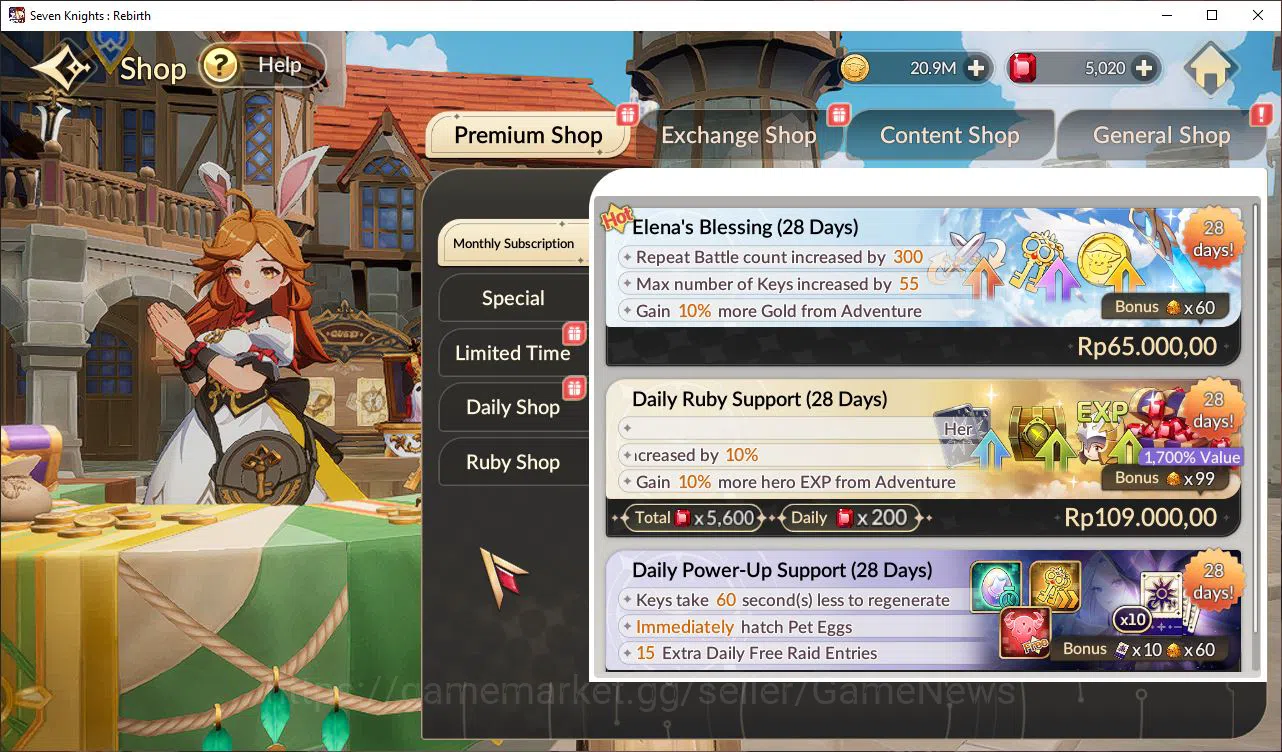 Seven Knights Re:Birth Accounts Global Sea|4 Ex-7k [Juri,MeliaTC1,Fai,Rosie]& 21 T image 3