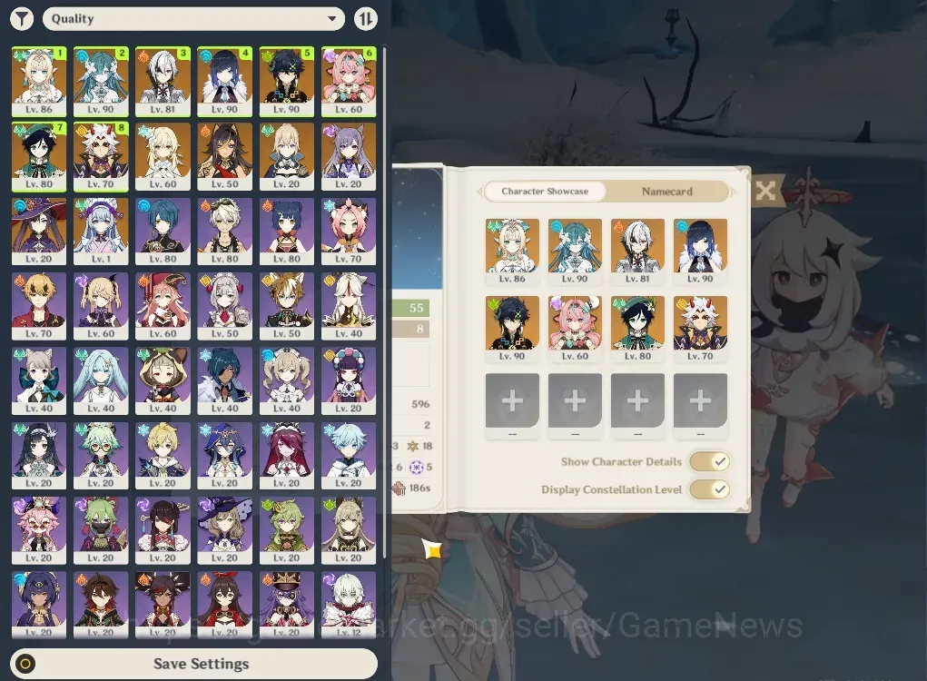 Genshin Impact Accounts Others Asia|AR 55|8 Limited + 5(*5 Weapon)|(Vesna,Arataki 1