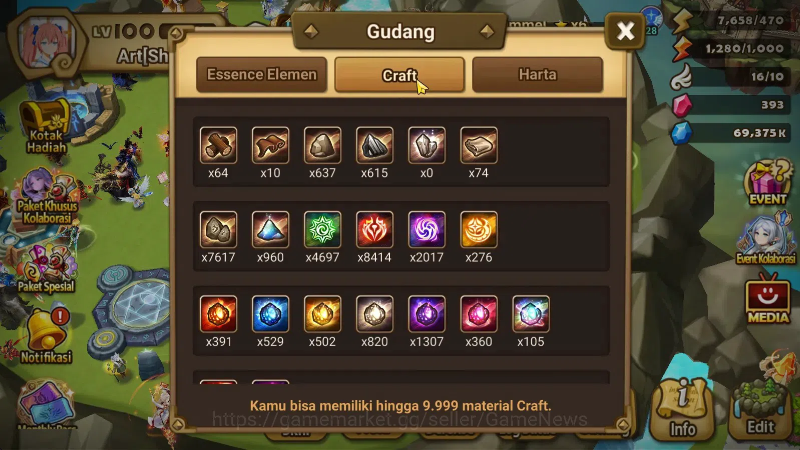 Summoners War: Sky Arena Accounts End-Game ASIA Lv100|4 Hot Lnd (Artamiel,Semei,Nina,Kai) 70+ NB 5 Speed vio rune 173+Swif 15
