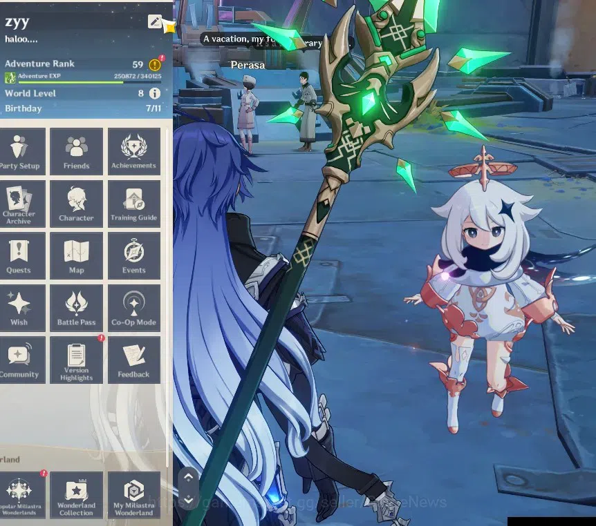 Genshin Impact Accounts Asia|AR 59|Rate On|55 InterFate|11 Limit+8(*5Weap) image 1