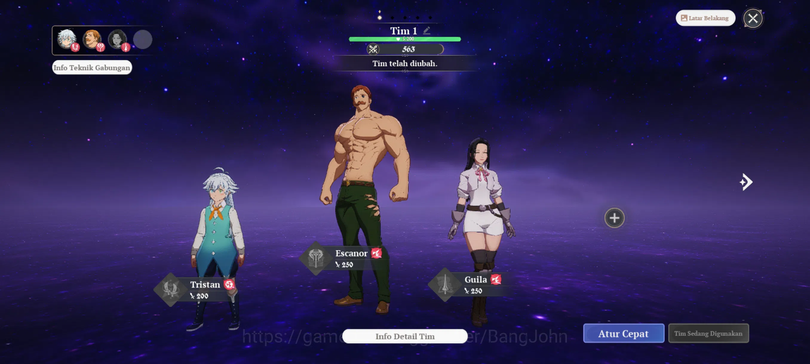 The Seven Deadly Sins: Origin Accounts EUROPE | Fresh Starter Lvl 2 |2 SSR| Escanor , Gui image 5