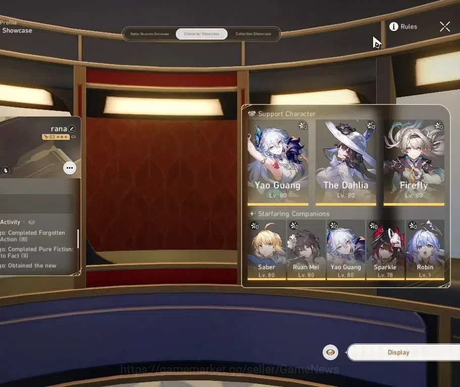 Honkai Star Rail Accounts Asia|TL 65|Bonus GI|11 Limited|Firefly+Sign,The Da image 2