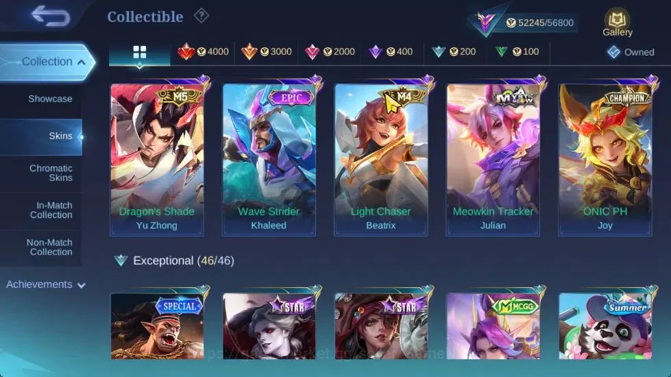 Mobile Legends: Bang Bang Accounts Hero 119|Skin 213|High Glory 58|Sanrio Floryn,CC N image 13