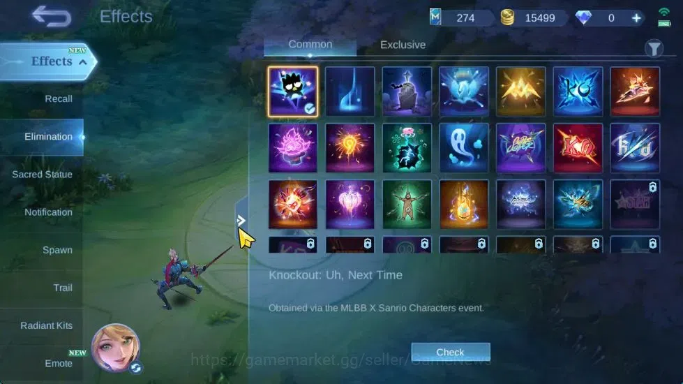 Mobile Legends: Bang Bang Accounts Hero 119|Skin 213|High Glory 58|Sanrio Floryn,CC N image 16