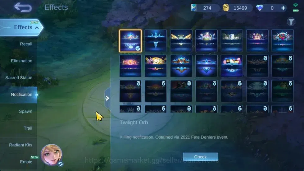 Mobile Legends: Bang Bang Accounts Hero 119|Skin 213|High Glory 58|Sanrio Floryn,CC N image 17
