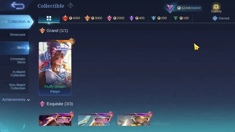Mobile Legends: Bang Bang Accounts Hero 119|Skin 213|High Glory 58|Sanrio Floryn,CC N image 6