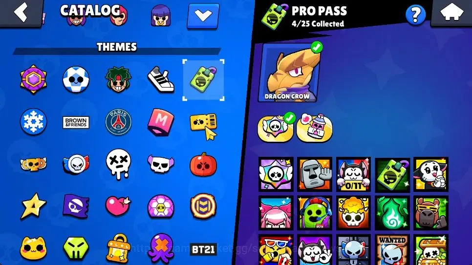 Brawl Stars Accounts 2730 Trophy|24 Brawlers 2 Max Lv|Full Buffies: Edgar,Emz|2 Epic Skin 1 SR|9K Coins 4K Bling|CN ON|Take 19