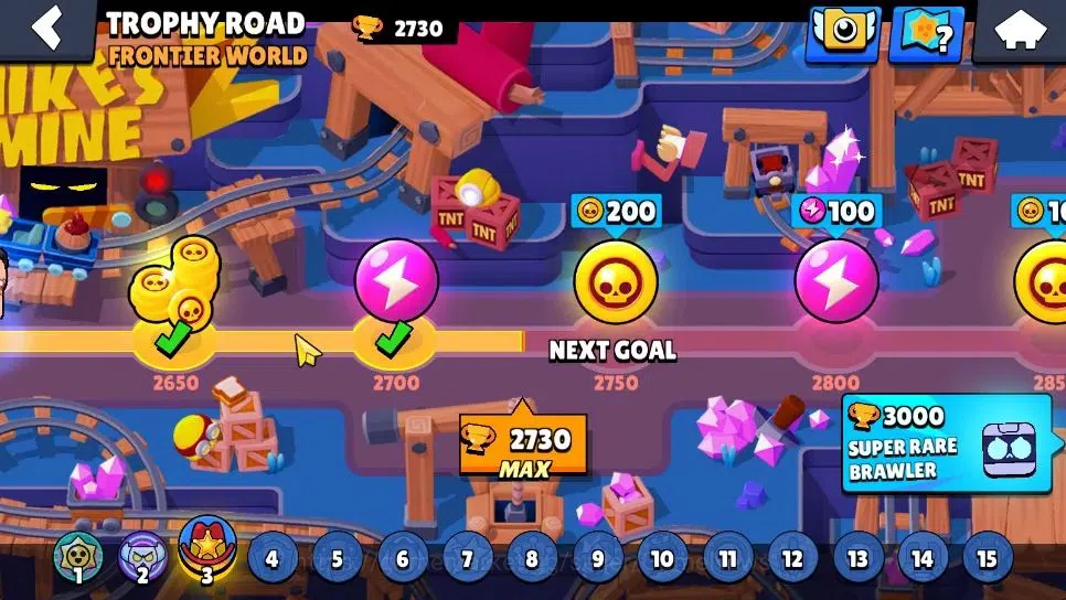 Brawl Stars Accounts 2730 Trophy|24 Brawlers 2 Max Lv|Full Buffies: Edgar,Emz|2 Epic Skin 1 SR|9K Coins 4K Bling|CN ON|Take 6