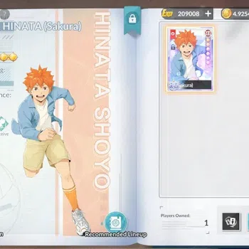 HAIKYU!! FLY HIGH Accounts SEA |Lvl 30|1 SP (Hinata Sakura)+Memo|2 UR (Hoshiumi,Kageyama)|7 SSR Lev