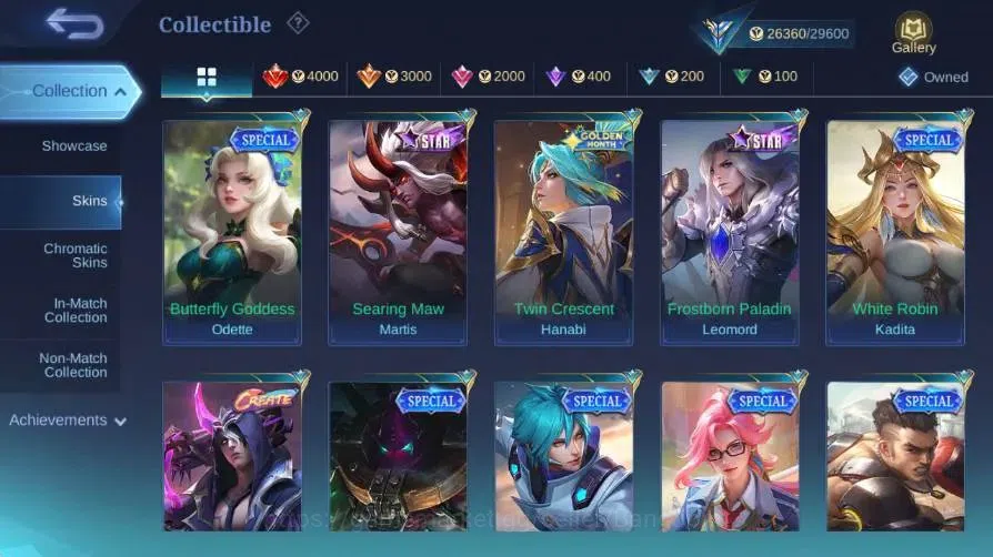 Mobile Legends: Bang Bang Accounts Global|Hero 108|Skin 163|Expert|Collab Badang+Cycl image 7