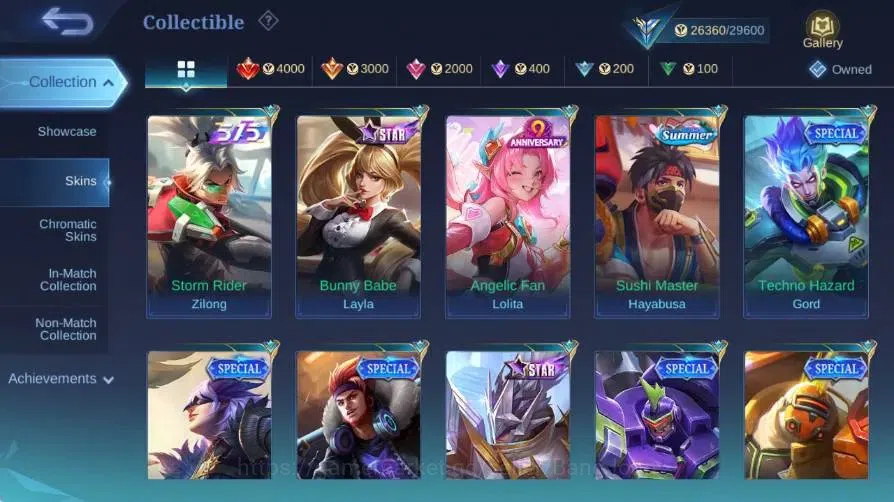 Mobile Legends: Bang Bang Accounts Global|Hero 108|Skin 163|Expert|Collab Badang+Cycl image 9