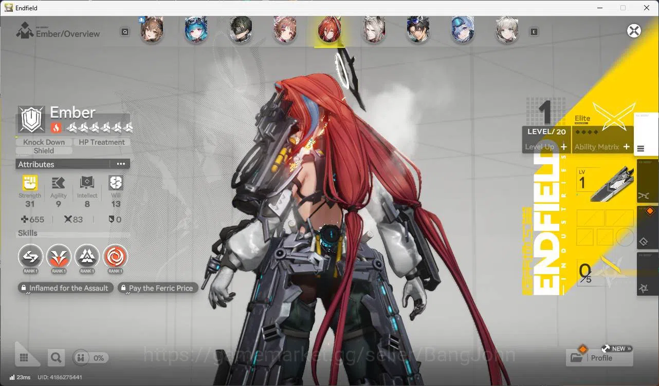 Arknights: Endfield Accounts ASIA | lv 55 Yvonne, gilberta, last rite, Ardelia, image 12