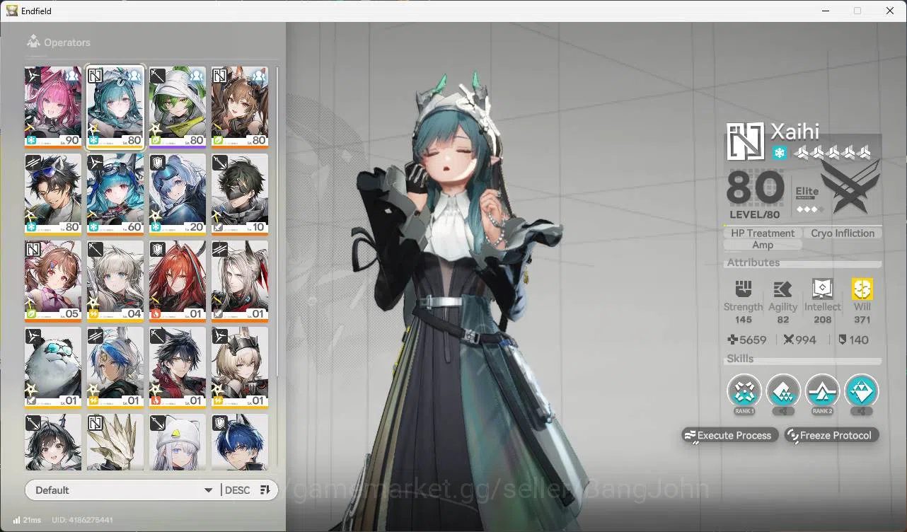 Arknights: Endfield Accounts ASIA | lv 55 Yvonne, gilberta, last rite, Ardelia, image 6
