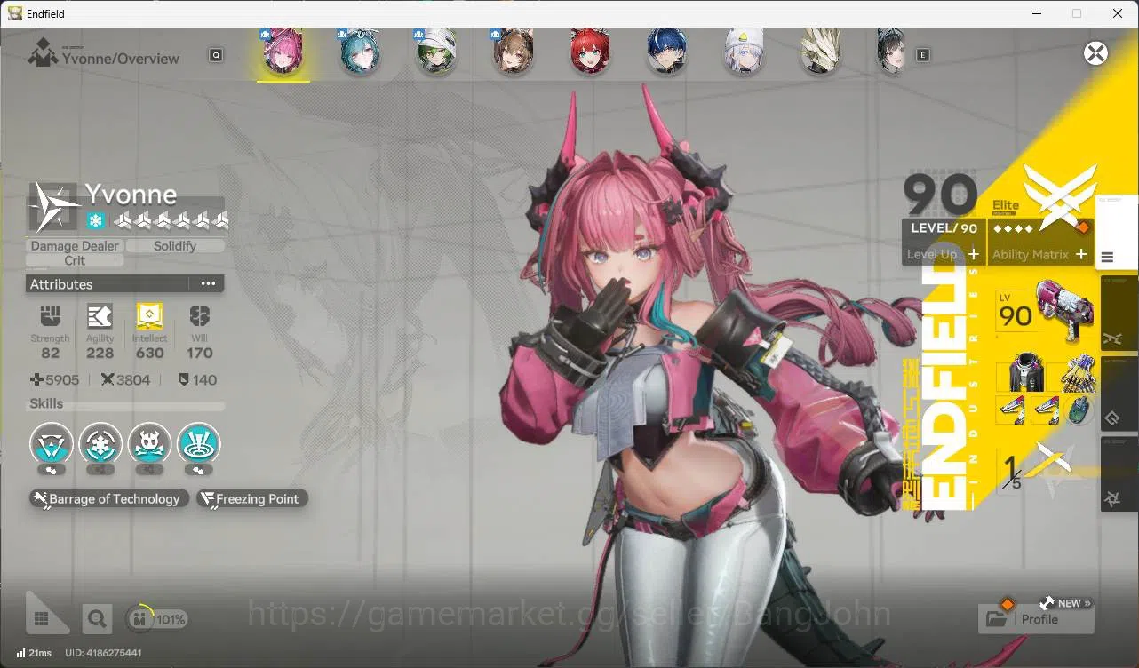Arknights: Endfield Accounts ASIA | lv 55 Yvonne, gilberta, last rite, Ardelia, image 8