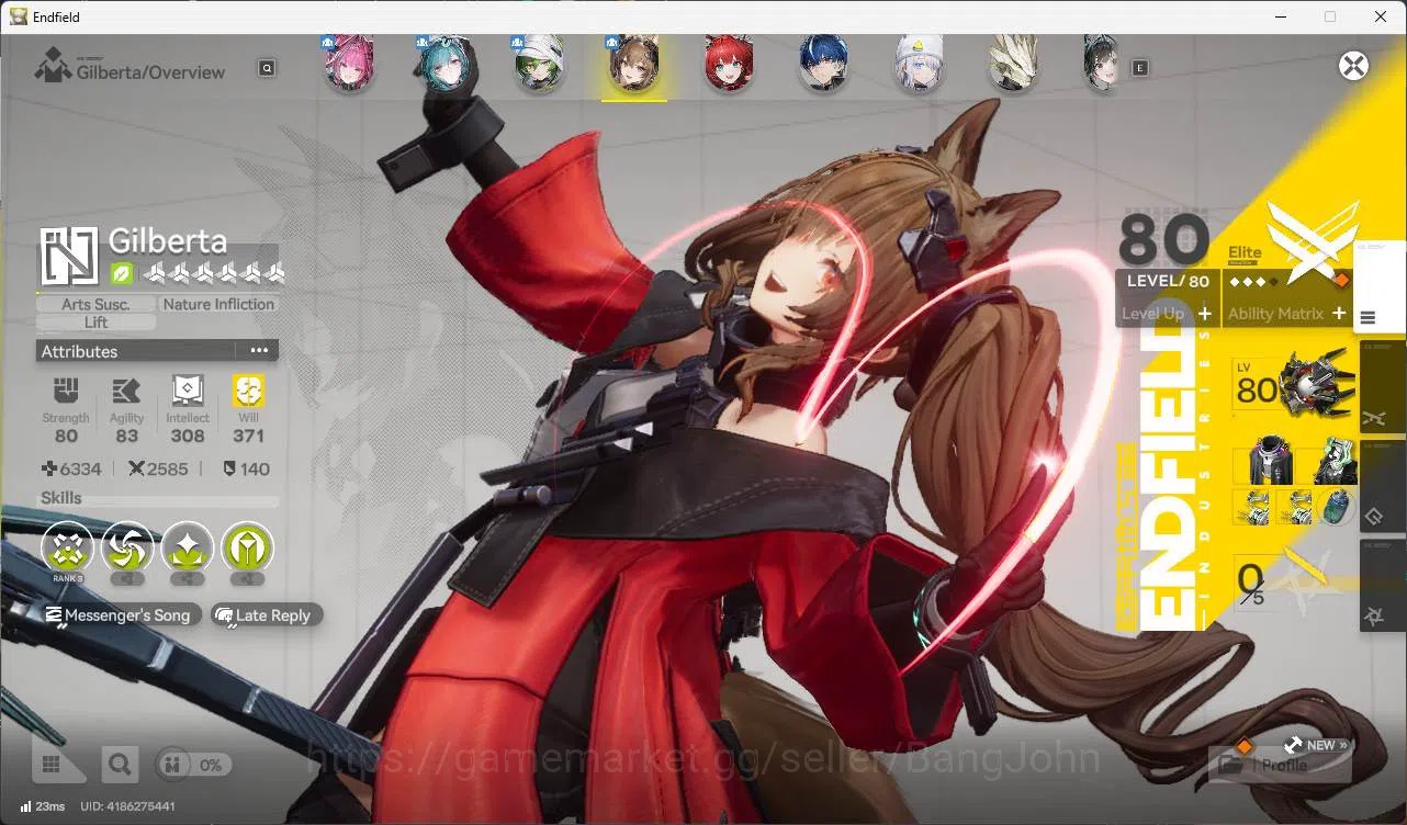Arknights: Endfield Accounts ASIA | lv 55 Yvonne, gilberta, last rite, Ardelia, image 9