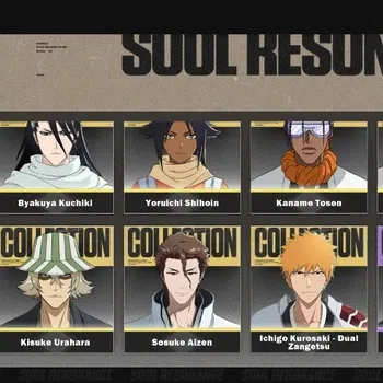 BLEACH: Soul Resonance Accounts NuverseSEA|Lvl 67|9 SSR|7 Sign|Ichigo Zangetsu +Stamp (Aizen,Ichiban,Toshiro,Byakuya