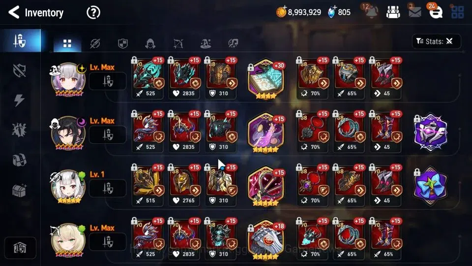 Epic Seven Accounts Server|UnVerif|11 ML Heroes: Boss Arunka, Salome.  image 14