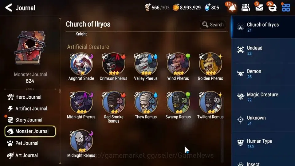 Epic Seven Accounts Server|UnVerif|11 ML Heroes: Boss Arunka, Salome.  image 20
