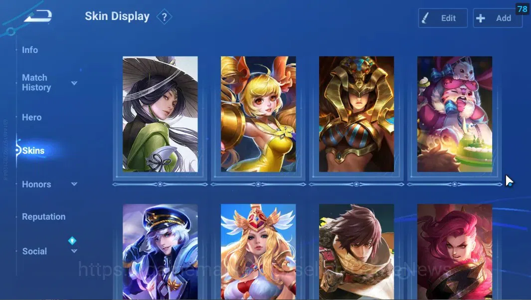 Honor of Kings Accounts Hero 32 Skin 16|Starter with Legend Skin(Yao)+Epic image 4