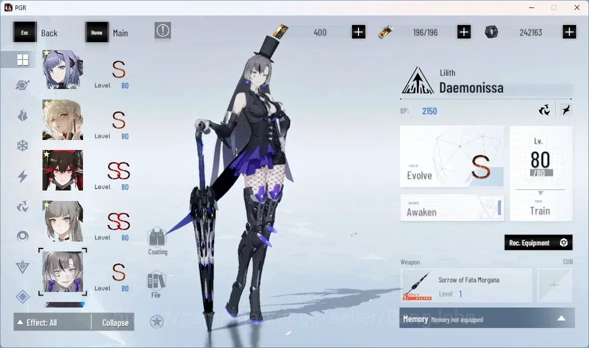 Punishing: Gray Raven Accounts ASIA |(SS Nanami Pulse,S Alisa Echo,S Lucia CW, S image 13