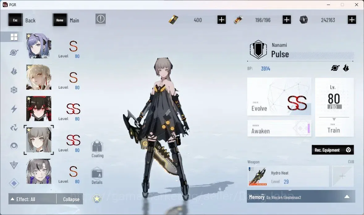 Punishing: Gray Raven Accounts ASIA |(SS Nanami Pulse,S Alisa Echo,S Lucia CW, S image 14
