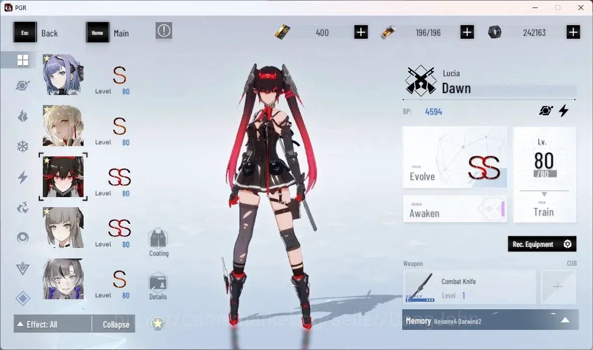 Punishing: Gray Raven Accounts ASIA |(SS Nanami Pulse,S Alisa Echo,S Lucia CW, S image 15