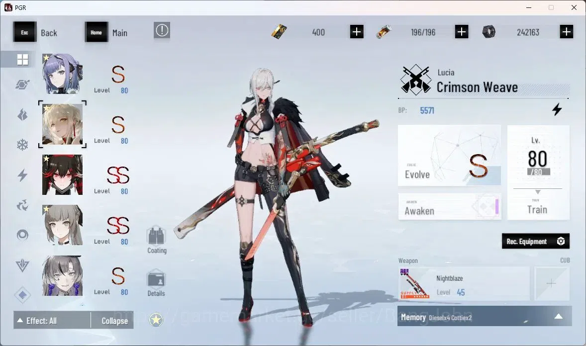 Punishing: Gray Raven Accounts ASIA |(SS Nanami Pulse,S Alisa Echo,S Lucia CW, S image 16