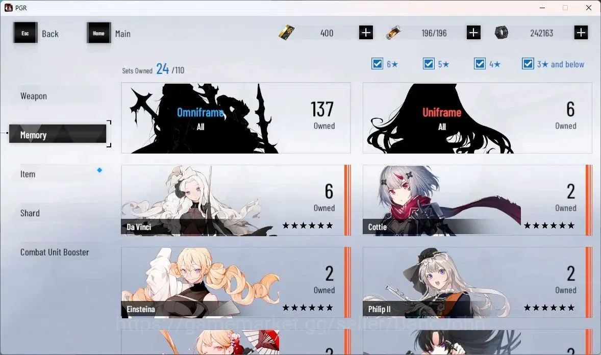 Punishing: Gray Raven Accounts ASIA |(SS Nanami Pulse,S Alisa Echo,S Lucia CW, S image 5