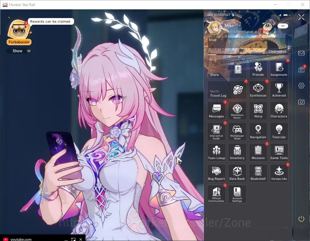 Honkai Star Rail Accounts Others Asia|TL 66|18 Limit|Casto Team|(Castorice,Archer)+Sign,M Blade,Cyrene,Yao 1