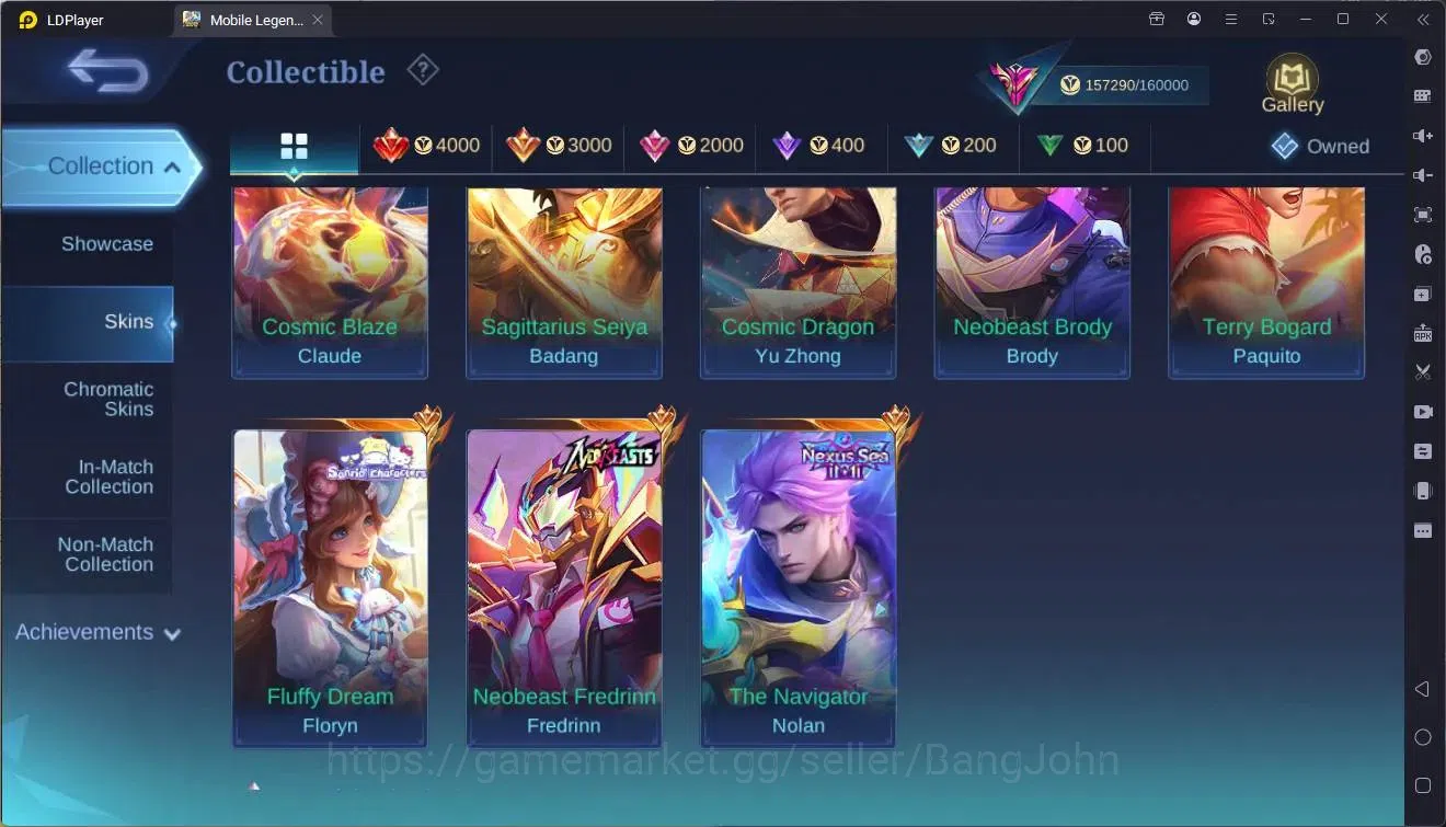 Mobile Legends: Bang Bang Accounts Global| Hero 124| Skin 445| Mega| Legend Franco,Al image 13