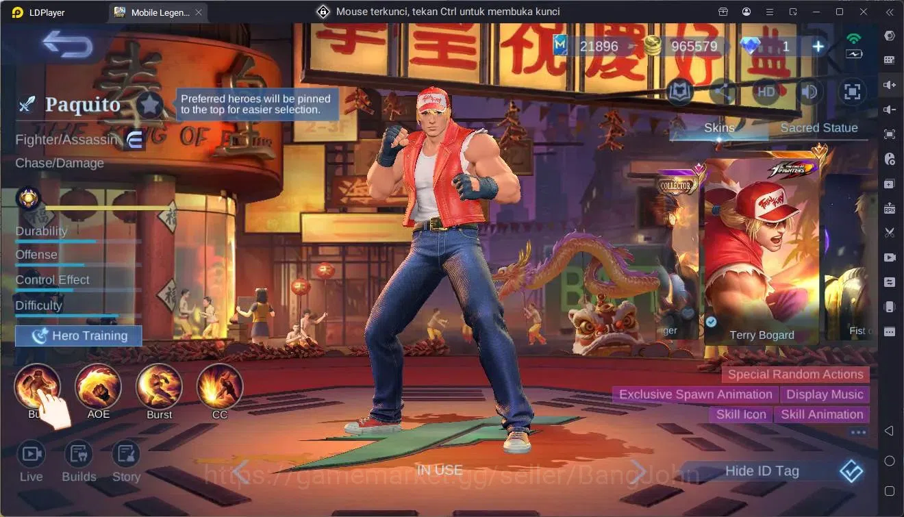 Mobile Legends: Bang Bang Accounts Global| Hero 124| Skin 445| Mega| Legend Franco,Al image 4