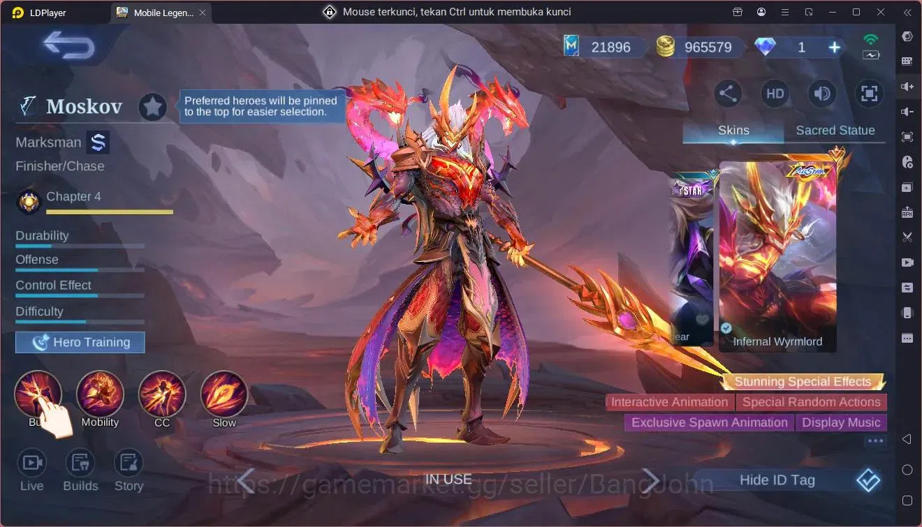 Mobile Legends: Bang Bang Accounts Global| Hero 124| Skin 445| Mega| Legend Franco,Al image 5