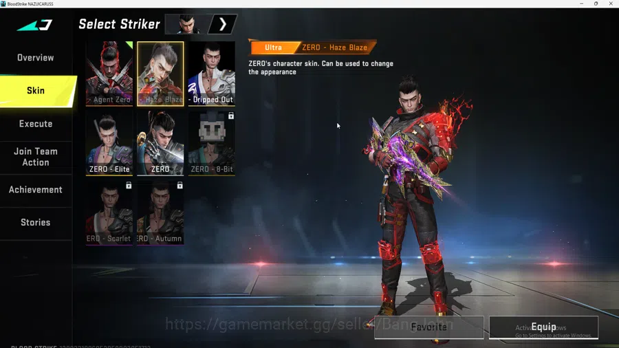 Blood Strike Accounts ASIA | Evo Galil | Eternal UMP | Eternal M4 | Eter image 5