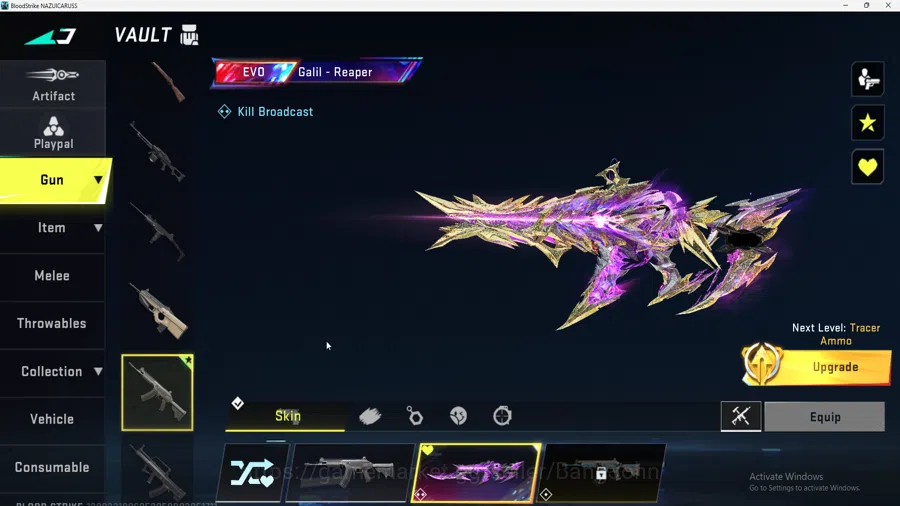 Blood Strike Accounts ASIA | Evo Galil | Eternal UMP | Eternal M4 | Eter image 7