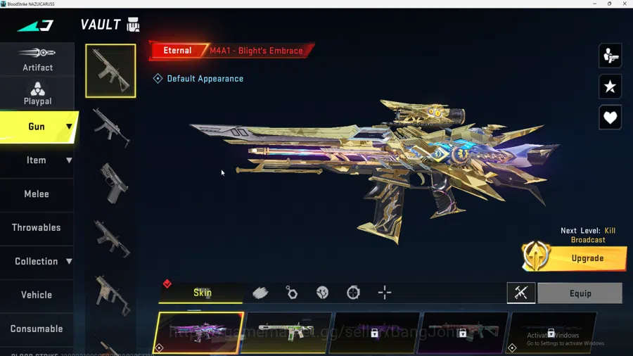 Blood Strike Accounts ASIA | Evo Galil | Eternal UMP | Eternal M4 | Eter image 9
