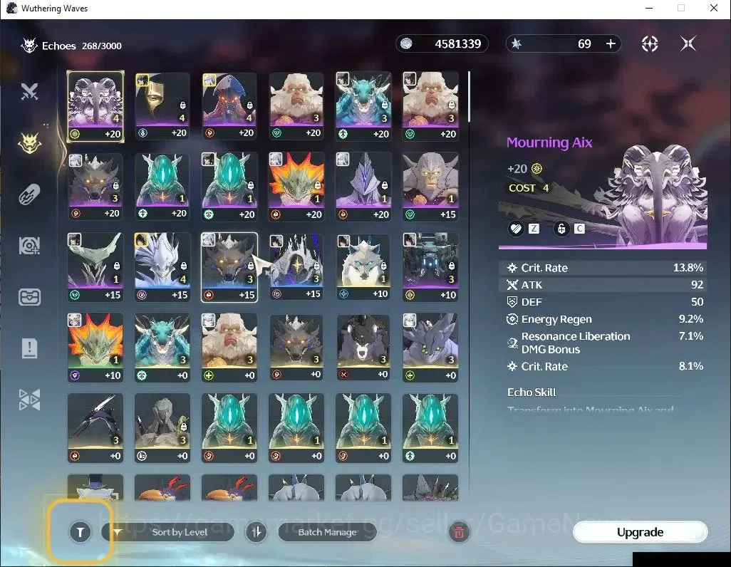 Wuthering Waves Accounts SEA | UL 40 | 3 Limited | Chisa+Sign,Galbrena+Sign image 5