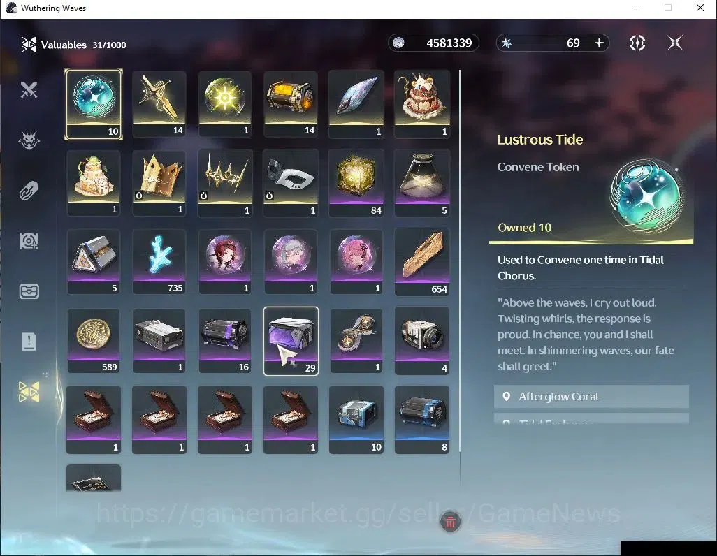 Wuthering Waves Accounts SEA | UL 40 | 3 Limited | Chisa+Sign,Galbrena+Sign image 8