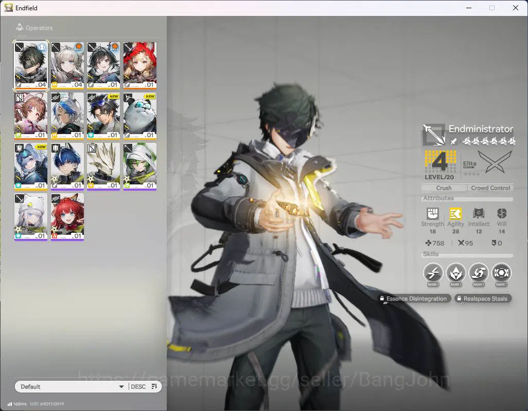 Arknights: Endfield Accounts NA | starter Rossi| for sign n detail check SS AKE image 1