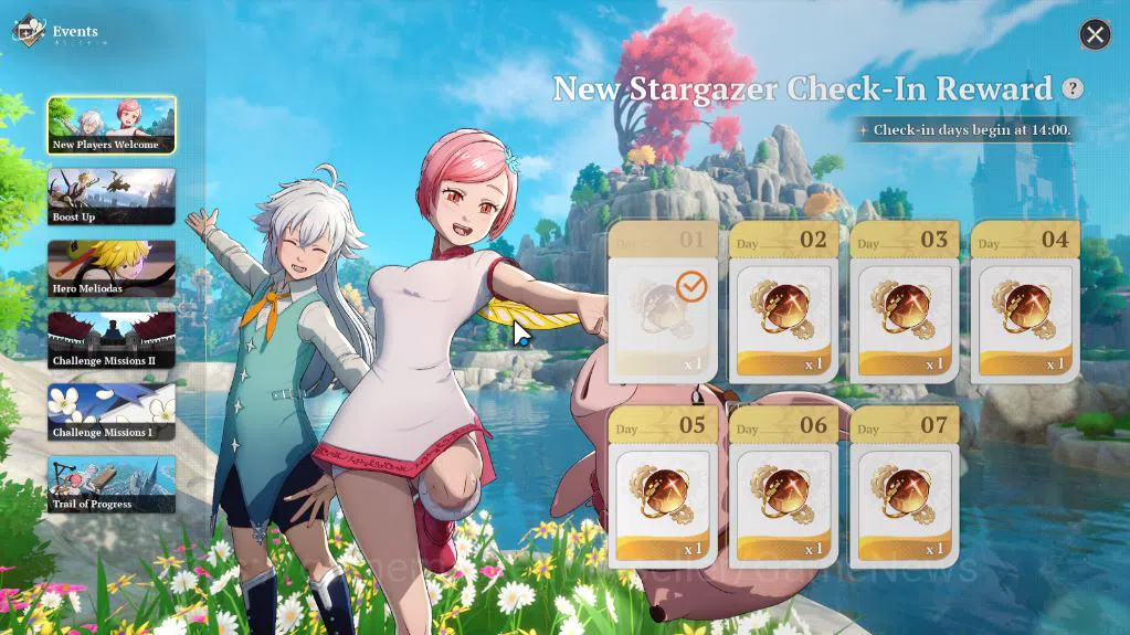 The Seven Deadly Sins: Origin Accounts [NA West] Lv2 Fresh Starter | 2 SSR |Meliodas, Gui image 14
