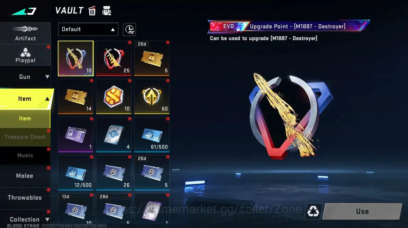 Blood Strike Accounts Asia|1 ETERNAL AUG - Empyrean|2 ULTRA|3 LEGENDARY| image 5