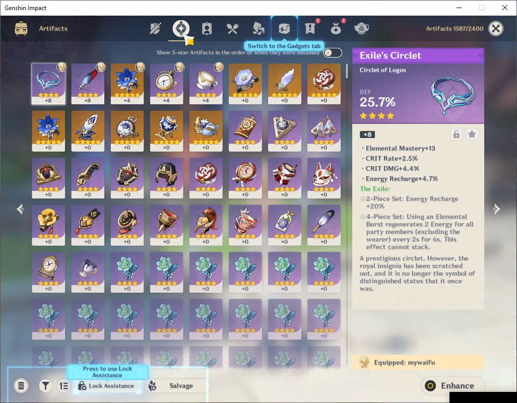 Genshin Impact Accounts ASIA | Ready Gacha | AR 55 | 48800 Primo + 60 IF + image 6