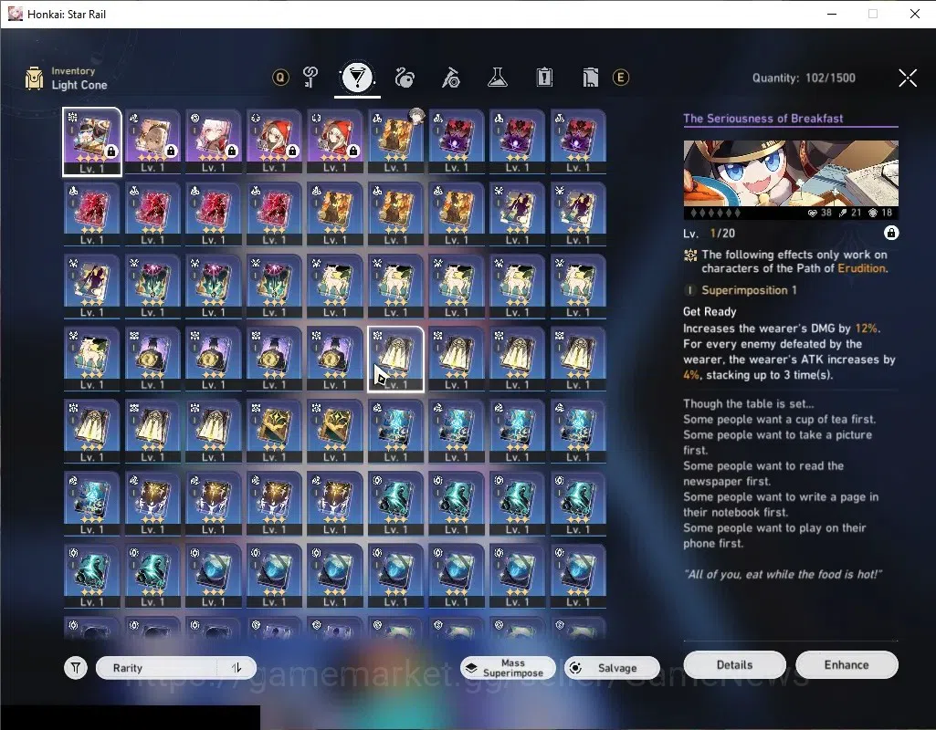 Honkai Star Rail Accounts Asia|TL 4|2 Golden Companion Spirit|3 Limited|Evan image 6